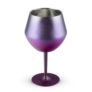 Sakerplus® Stemmed Stainless Steel Wine Glass