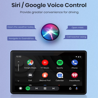 Sakerplus® Wireless CarPlay Portable Touchscreen Stereo