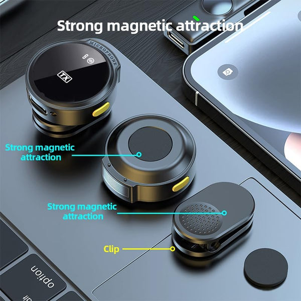 Sakerplus® Wireless Lavalier Microphone With Charging Case