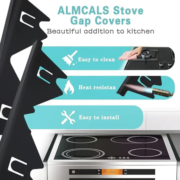 Sakerplus® Adjustable Stainless Steel Stove Gap Cover