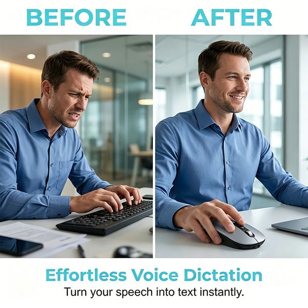 Sakerplus® AI Wireless Voice Translator Mouse