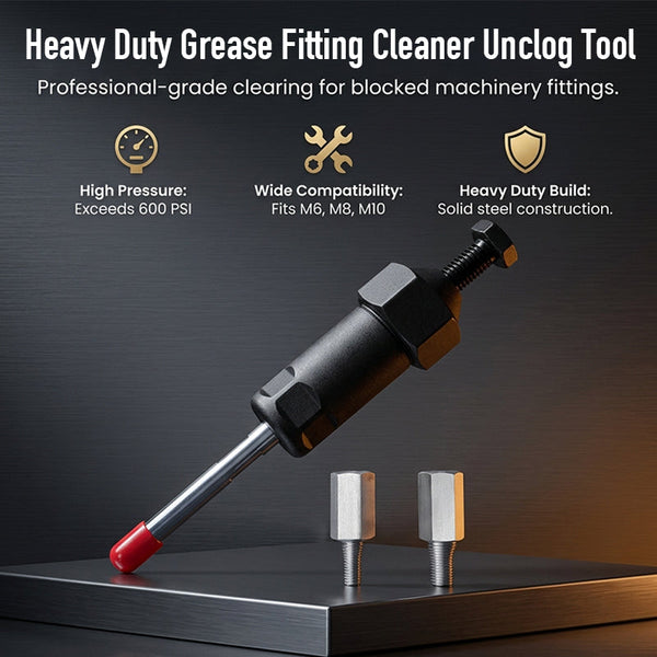 Sakerplus® Heavy Duty Grease Fitting Cleaner Tool