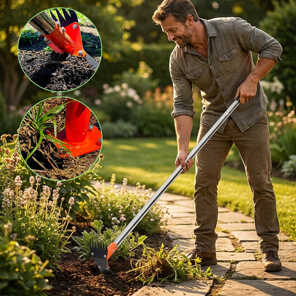 Sakerplus® 2-In-1 Garden Hoe And Weed Puller