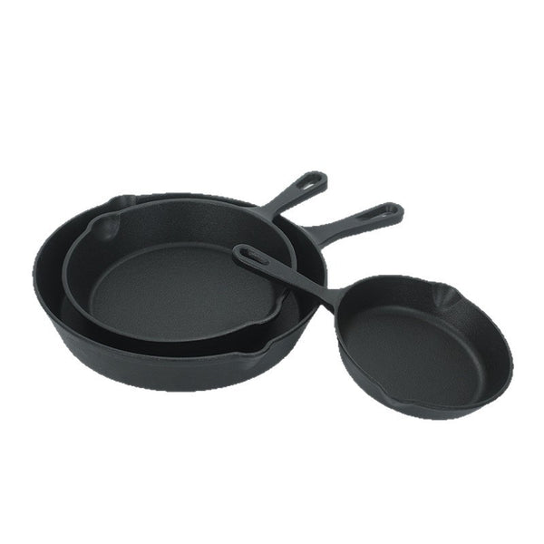 Sakerplus® Pre Seasoned Cast Iron Skillet Set