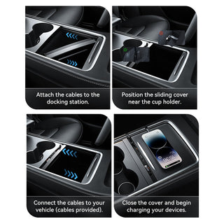 Sakerplus Tesla Model 3 Y USB Hub