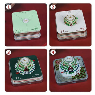 Sakerplus® 3D Paper Sculpture Desk Calendar