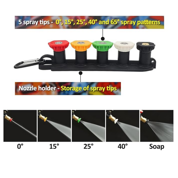 Sakerplus® Dual Function Pressure Washer Foam Cannon