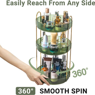 Sakerplus® 360 Rotating 3 Tier Organizer