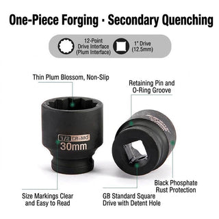 Sakerplus® Heavy Duty 12-Point Impact Socket