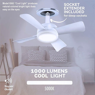 Sakerplus Ceiling Fan Light With Remote Control