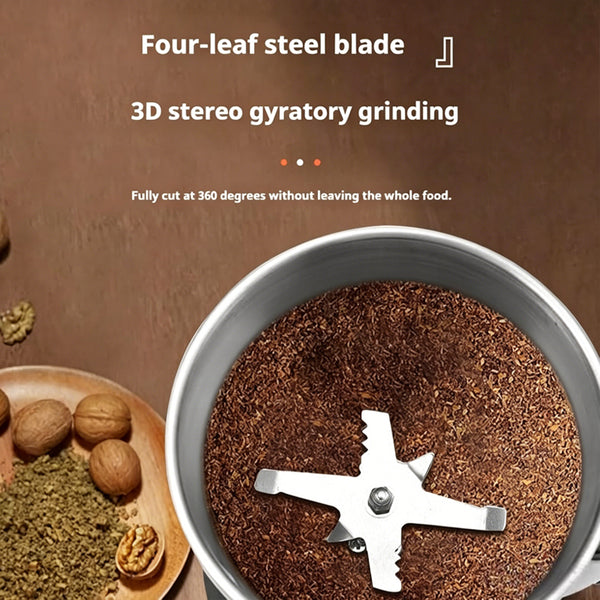 Sakerplus® High-Speed Stainless Steel Grain Grinder