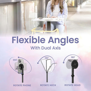Sakerplus® Automatic Magnetic Phone Tripod Stick Stand