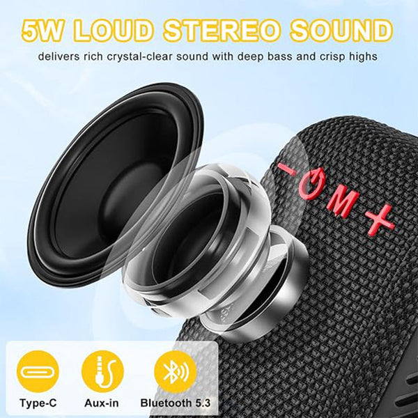 Sakerplus® Portable Bluetooth Outdoor Speaker With Mount