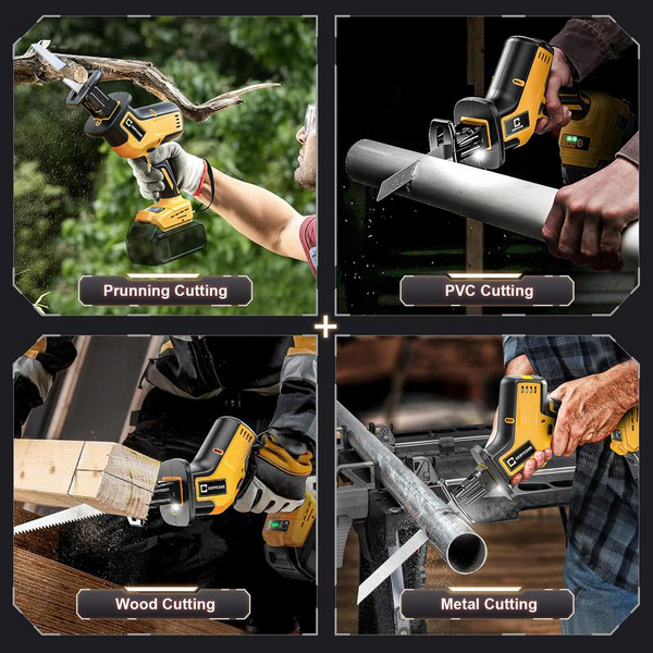 Sakerplus Battery-compatible wireless reciprocating saw