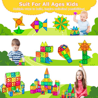 Sakerplus Magnetic 3D Building Blocks Set