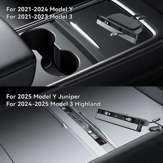 Sakerplus Tesla Model 3 Y USB Hub