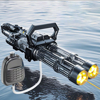 Sakerplus® Electric Gatling Double Barrel Water Gun