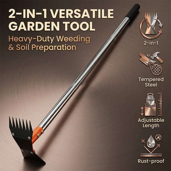Sakerplus® 2-In-1 Garden Hoe And Weed Puller