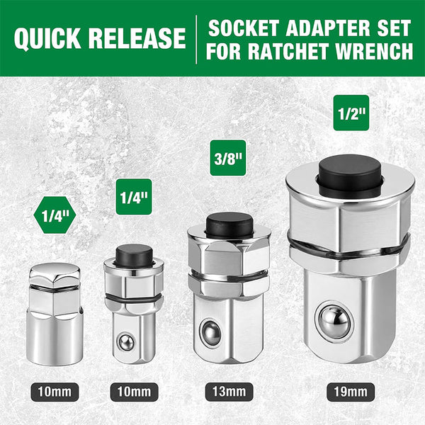 Sakerplus® Ratchet Wrench Socket Adapter Set