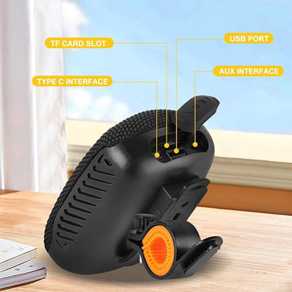 Sakerplus® Portable Bluetooth Outdoor Speaker With Mount