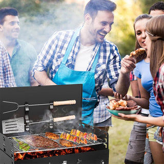Sakerplus® Portable Foldable Charcoal BBQ Grill Kit
