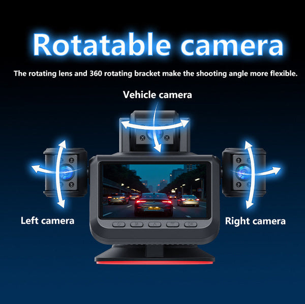 Sakerplus® Panoramic Dash Camera With Night Vision