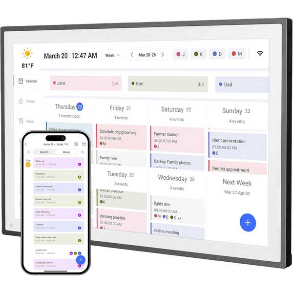Sakerplus® Smart WiFi Digital Family Calendar