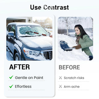 Sakerplus® Extendable Car Snow And Ice Scraper