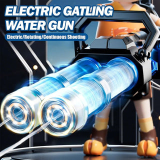 Sakerplus® Electric Gatling Double Barrel Water Gun