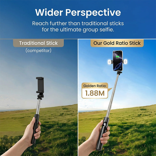 Sakerplus® Portable Extendable Phone Tripod Selfie Stick