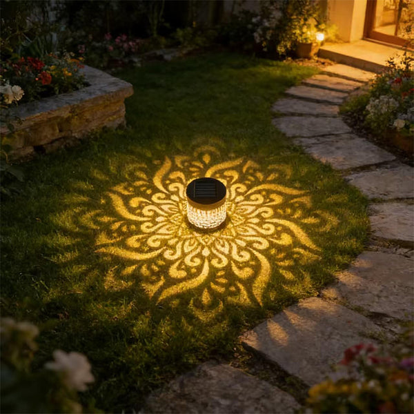 Sakerplus® Mandala Solar Outdoor Wall Lights