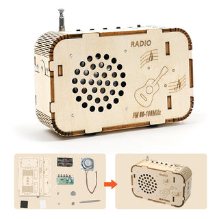 Sank DIY Wooden FM Radio Kit (Pre-sale, Shipping at the end of February)