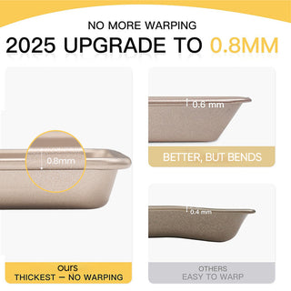 Sakerplus® Nonstick Baking Sheet Pan Set