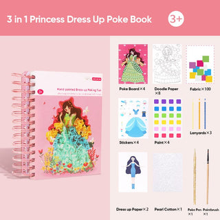 Sank 3 in 1 Princess Dress-Up Poke Book