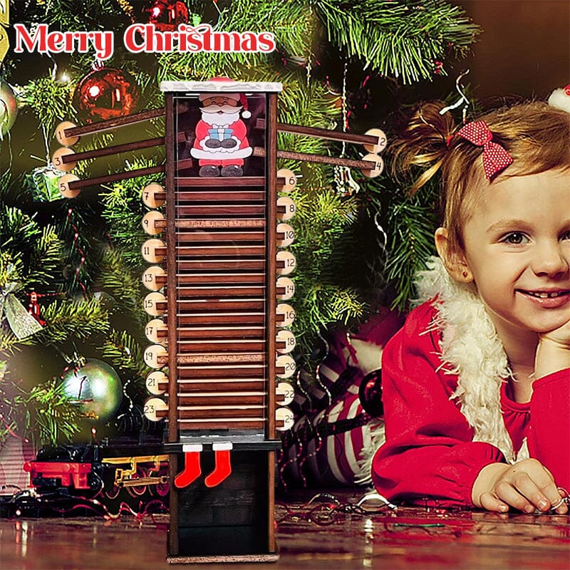 SAKER® Santa Down the Chimney Countdown Advent Calendar