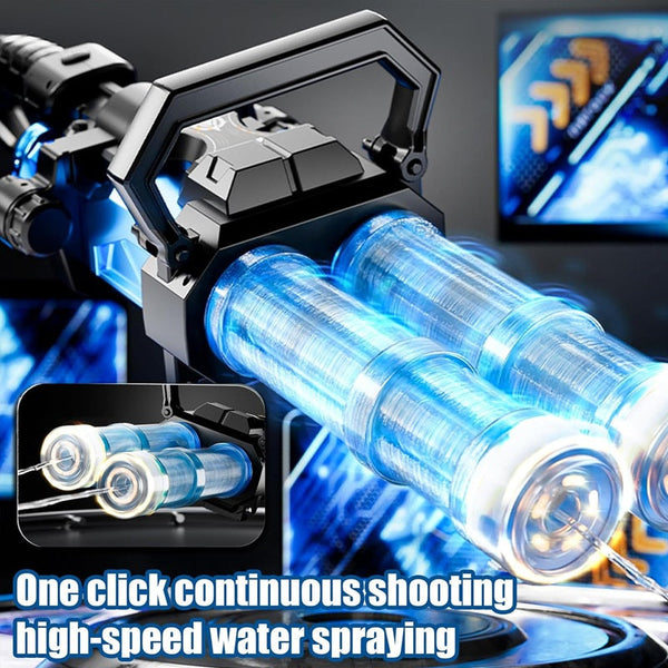 Sakerplus® Electric Gatling Double Barrel Water Gun