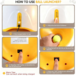 Sakerplus® Automatic Dog Ball Launcher Toy