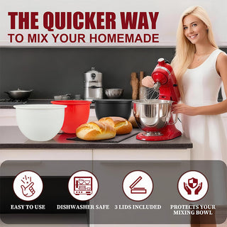 Sakerplus® Silicone Bowl Liners With Lids