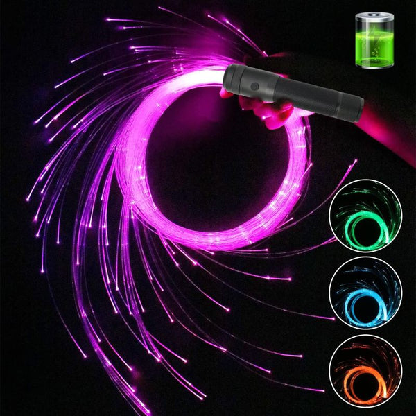 Sakerplus® Fiber Optic Dance Whip Lights