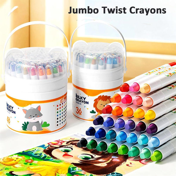 Sakerplus® Twist Crayons For Kids Set