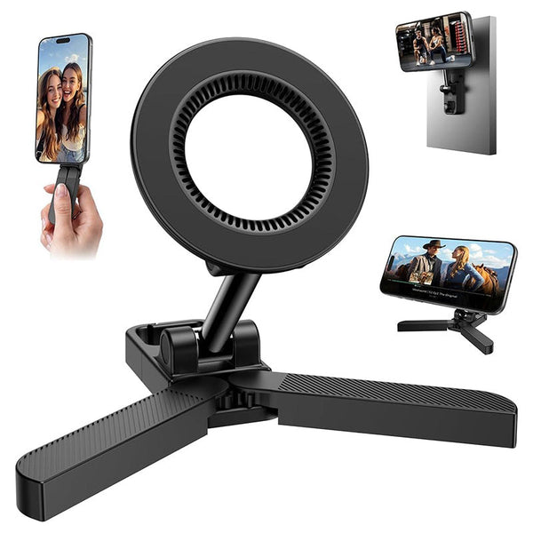 Sakerplus® Foldable Dual-Sided Magnetic Phone Stand