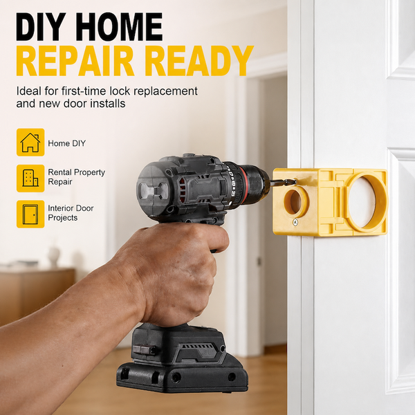 Sakerplus® Door Lock Installation Drilling Kit