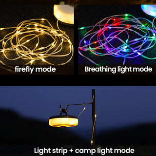 SAKER® Solar Camping String Lights