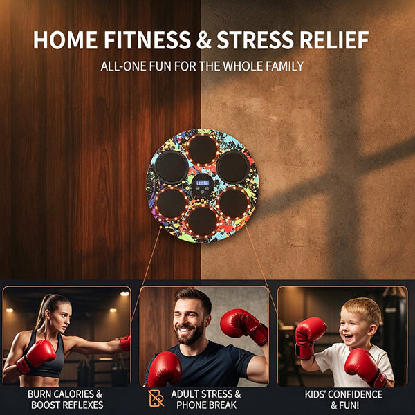 Sakerplus® Interactive Music Boxing Training Machine