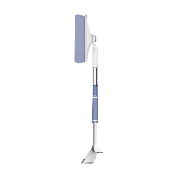 2-in-1 Snow Brush and Ice Scraper｜Adjustable Length｜Ergonomic Handle｜Durable ABS Shaft｜All-Weather Use｜Compact Design｜Extendable Handle for Tall Vehicles｜EVA Coated Handle｜Stainless Steel Ice Scraper｜Winter Vehicle Accessory｜Perfect for Snow and Ice Removal