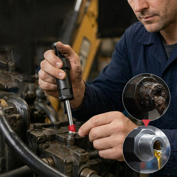 Sakerplus® Heavy Duty Grease Fitting Cleaner Tool