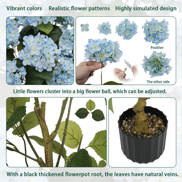 Sakerplus® Artificial Hydrangea Flower Tree