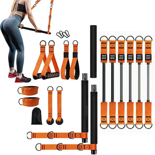 Sakerplus® Pilates Bar Kit With Resistance Bands