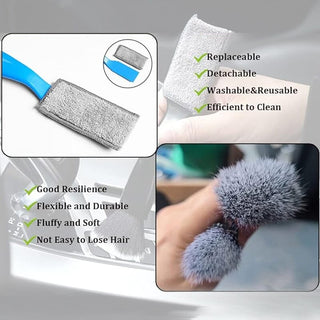 SAKER® Double Head Brush for Car Cleaning
