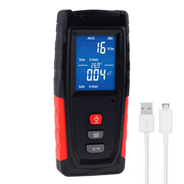 Sakerplus® Electromagnetic Field Detector With LCD Display
